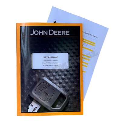 JOHN DEERE 17G  EXCAVATOR PARTS CATALOG MANUAL +!BONUS!