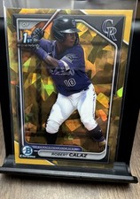 2024 Bowman Sapphire Edition - Chrome Prospects Robert Calaz #BCP-131 Gold...