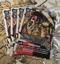 Digimon Card Game Playset Ouryumon BT20-018 R Special Booster 2.5