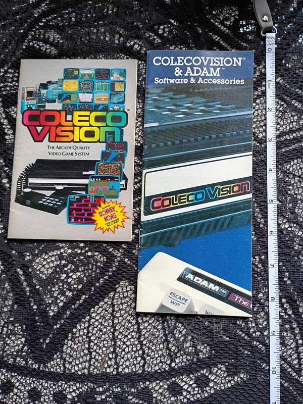 ColecoVision ADAM Catalog Brochure Lot Smurfs Venture Ladybug