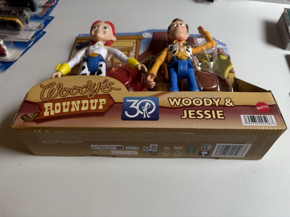 Woody's Roundup Woody & Jessie 9” Figures 30th Anniversary TOY