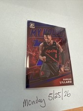 2019-20 Panini Donruss Optic - My House! Damian Lillard #10 Purple Prizm