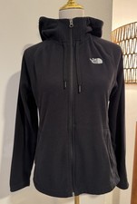 The North Face Women's Black Lightweight Fleece Full Zip Hoodie Size M