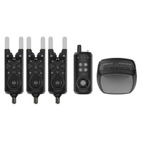 Sonik GIZMO2 Alarm Set 3+1 + Bivvy Lamp - Bissanzeiger Set Bissmelder Zum Angeln