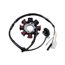 Magneto Stator Dual Ignition 4 wires AC 8 Poles for GY6 Engine 50cc 80cc 100cc