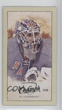 2009-10 Upper Deck Champ's Mini Blue Back Henrik Lundqvist #265 HOF 0f6