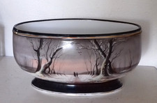 Coupe Centre de table Vase Jardinière Porcelaine de Paris Napoléon III Ancien