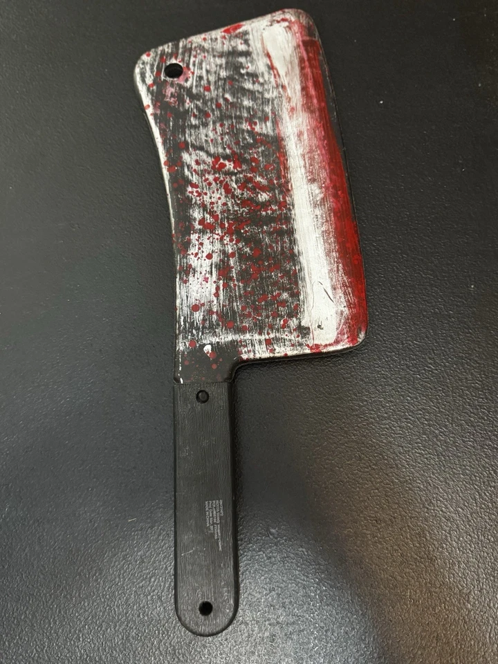 Cuchillo de utilería arma sangrienta juguete cuchillo elegante disfraz de Halloween accesorio Foto 2 de 3