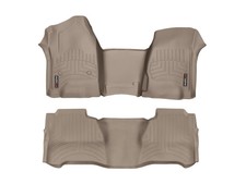 Weathertech Floorliner For 2014-2018 Chevrolet Silverado 1500 - Tan Weathertech Floorliner For 2014-2018 Chevrolet Silverado 1500 - Tan