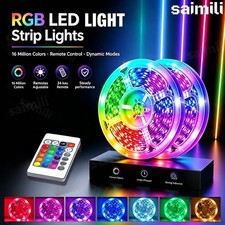 LED Strip Lights, Smart Light with App Remote Control, RGB LED Lights for room