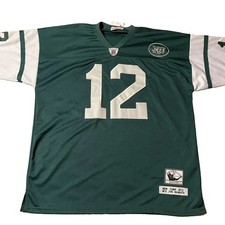 Mitchell & Ness Men’s Joe Namath Jersey NFL New York Jets 1968 Throwback 56