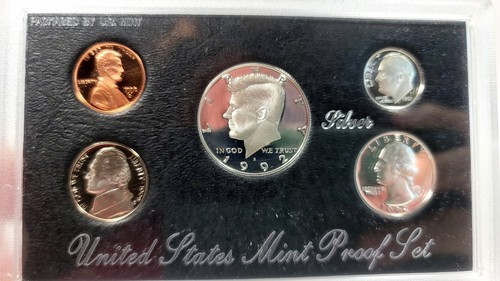 1992-S Premium Quality Silver Proof Set OGP COA. Silver Prices ^ - Picture 3 of 6