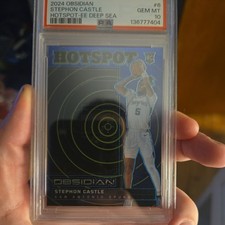 Stephon Castle Obsidian Hotspot Deep Sea Double Number Match PSA 10