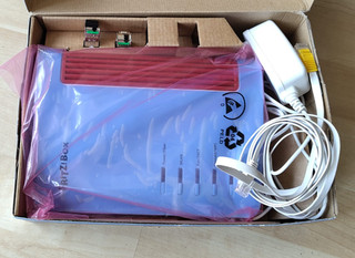 AVM FRITZ Box 5530 Fibre Optic Router Weiss (20002960)
