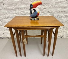 Mid Century Modern Kai Kristiansen Danish Nest of Tables Furniture/Vintage/Retro