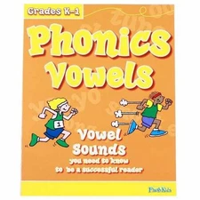 Phonics Vowels (Flash Kids - Paperback, by Flash Kids Editors - Very Good h