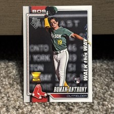 2026 Topps CELEBRATION WALK THIS WAY Roman Anthony SP ROOKIE #189 - Red Sox
