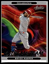 2022 Panini Absolute #ET-8 Bryce Harper Extreme Team Retail