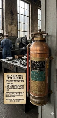 Badger Fire Extinguisher In Collectible Firefighting & Rescue