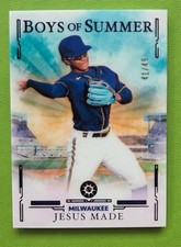 2025 Panini Boys of Summer - Jesus Made #8 Purple /49 (RC) - Brewers
