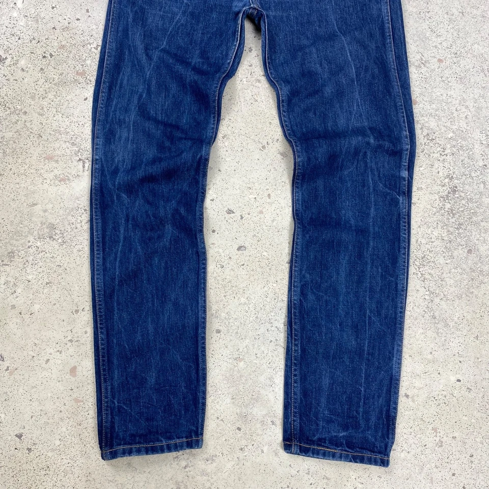 Jeans para hombre Levi’s 606 W34 L34 azul rígido 30605-0030 hechos en EE. UU. Foto 3 de 4