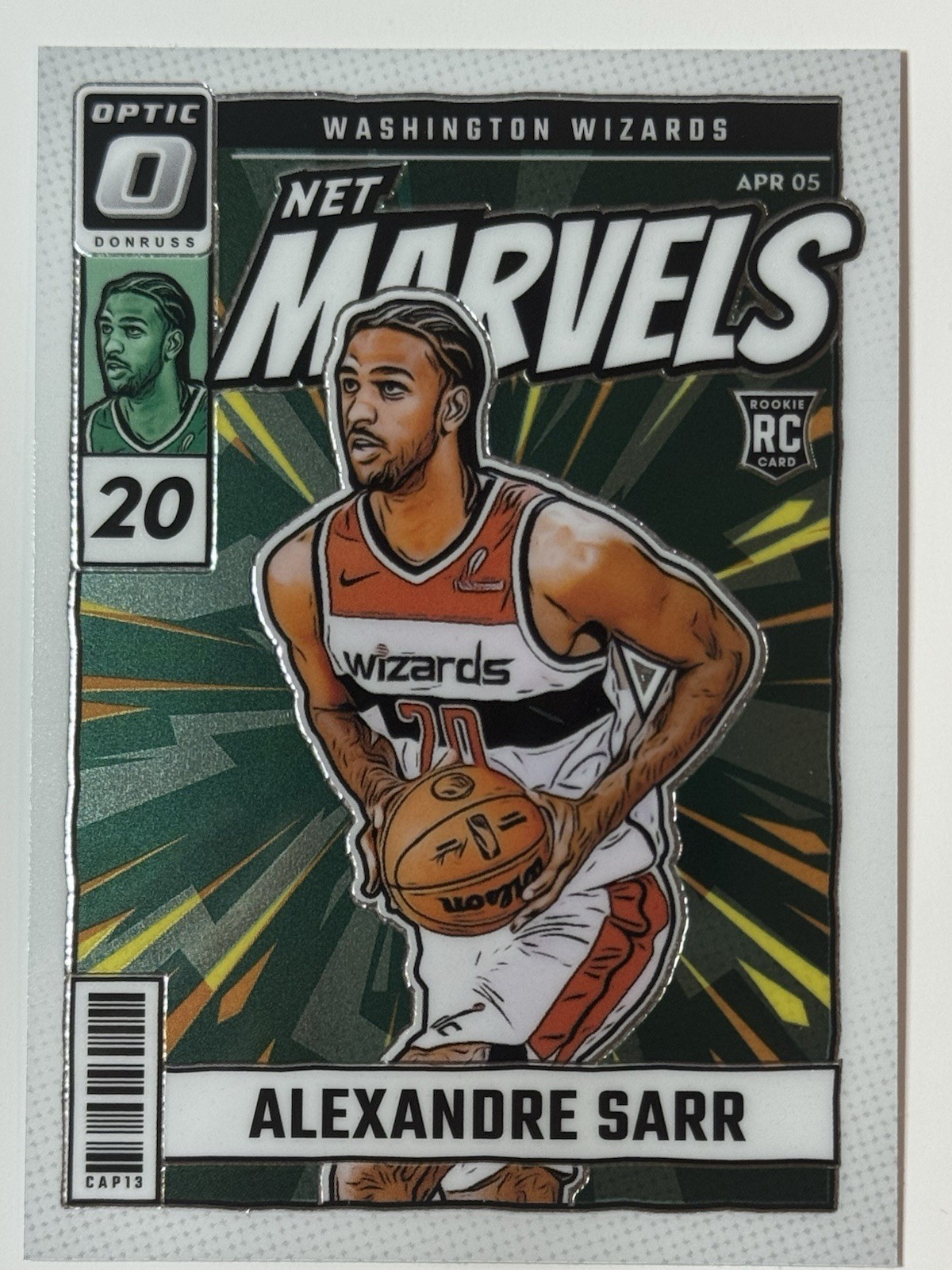 2024-25 Panini Donruss Optic - Net Marvels Alexandre Sarr #7 (RC)