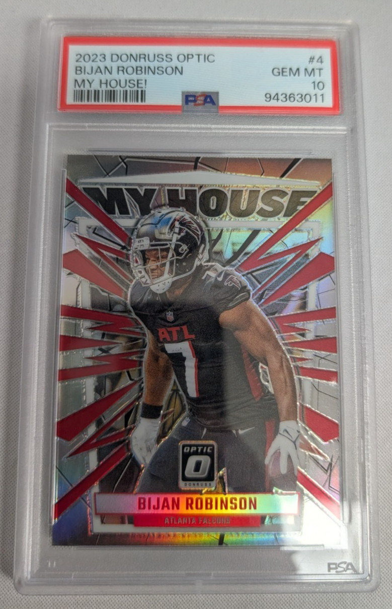Bijan Robinson Panini Donruss Optic My House! #4 Base