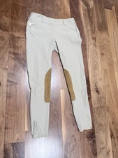 Tailored Sportsman Side Zip Breeches - Tan - 30