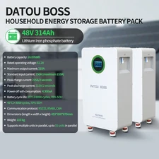 2 * 48V 300A 314Ah LiFePO4 Lithium Battery 16.07kWh For Home Solar Energy PV