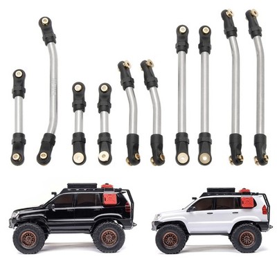 MEUS Racing SCX24 Links Metal High Clearance Chassis Links & Steering Links S...