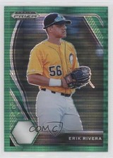 2021 Panini Prizm Draft Picks Green Pulsar Prizm Erik Rivera #PDP215 10q4