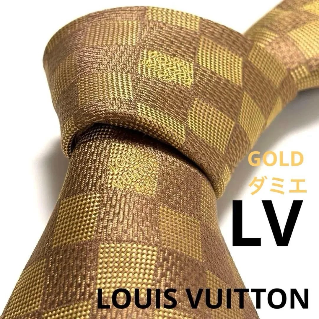 Louis Vuitton Gold Ties for Men for sale | eBay