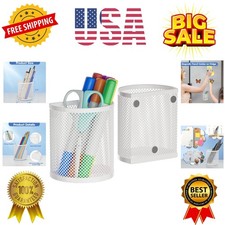 Magnetic Pencil Holder - Locker Accessories, 2 Pack Magnetic Pen Holder for R...