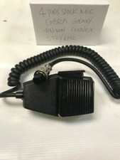 CB STOCK MIC 4 PIN COBRA STYLE RADIO LOUD MICROPHONE GALAXY STRYKER