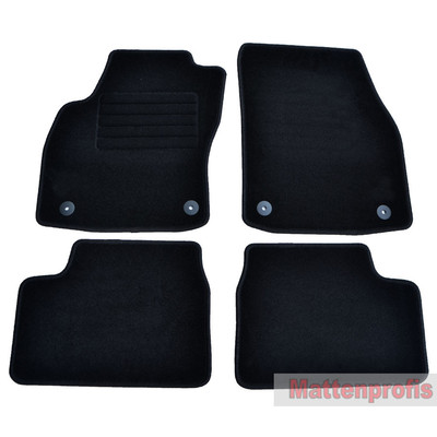 Velours Fußmatten Autoteppiche 4-teilig für Opel Astra H ab Bj.2004 - 2009 