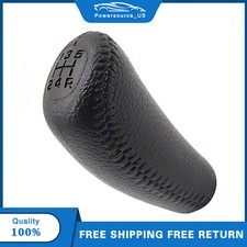 1x Black 5 Speed Leather Gear Shift Knob Fits For Honda Acura Integra 94-01