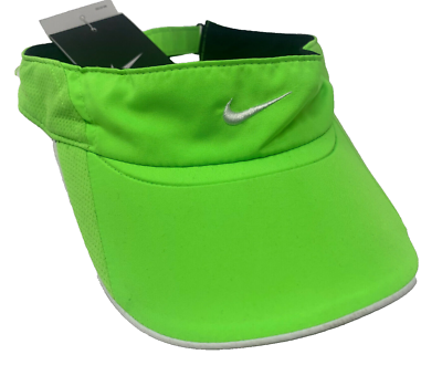 nike lime green visor