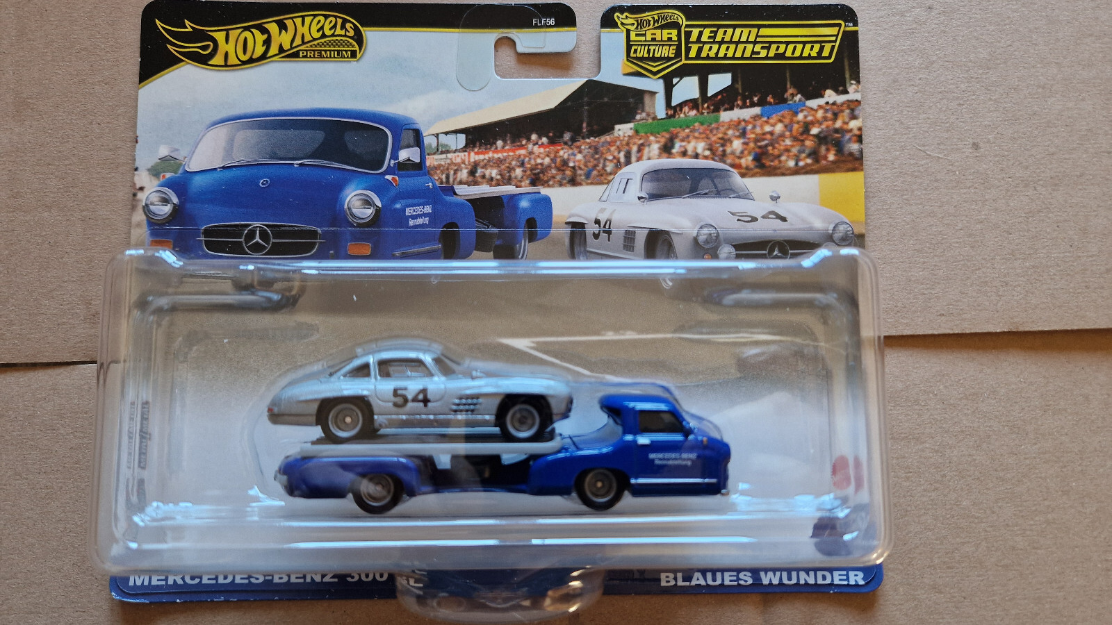 Hot Wheels Team Transport Mercedes-Benz 300 SL 55 Mercedes-Benz #70 Metal