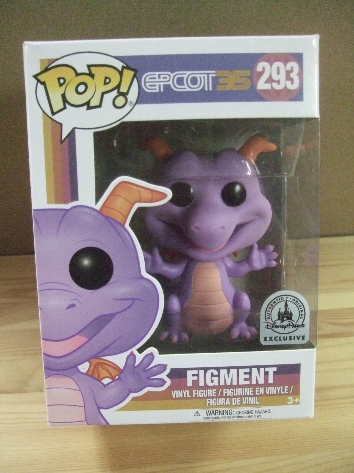 Funko Pop! Disney Epcot 35Th #293 Figment - Disney Parks Exclusive