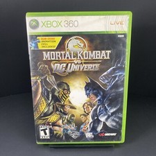 Mortal Kombat vs. DC Universe (Xbox 360, 2008) Missing Manual - Very Good