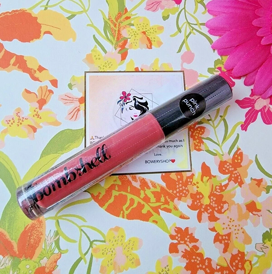 Be A Bombshell Lip Gloss In Pink Punch Full Size 3g/ .11oz NEW Sealed Makeup - Image 2 of 4