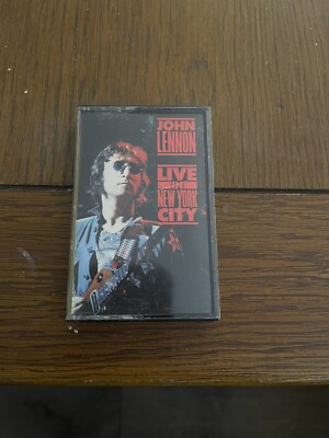 John Lennon- Live In New York City Cassette/ Capitol 1986 VG++ Tested