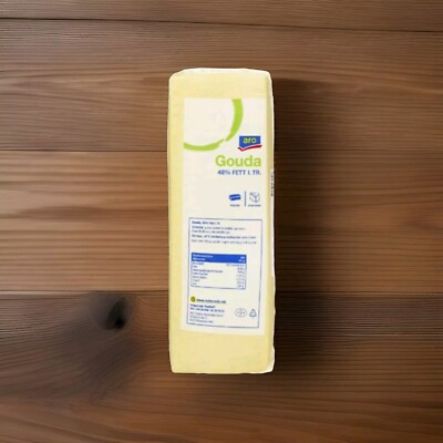 ARO Gouda Käseblock ca. 3 kg   48 % Fett i.Tr. | Ideal für Pasta, Pizza, Brot