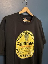 Vintage Guinness Beer Tee XL 90s Dublin Ireland Graphic Tee Single Stitch