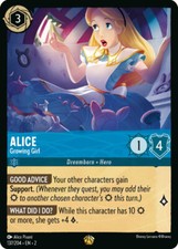 Alice - Growing Girl #213 Prices | Lorcana Rise of the Floodborn