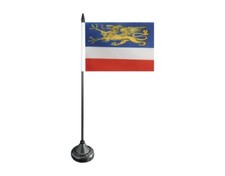 Tischflagge Deutschland Stadt Rostock Rostocker Tischfahne 10x15cm