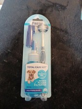Fresh Dental Total Care Kit for Dogs 2-Ounce Brushing Gel Remove Tartar