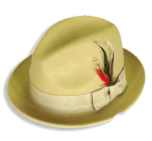 Новые мужские 100% шерсти Fedora Trilby шляпа стиль LH-1 размер S M L XL - Изображение 3 из 4