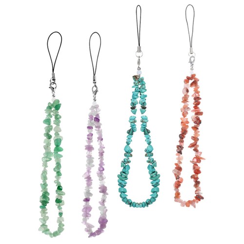 4 Pcs Chain Beaded Phone Wrist Strap Cell Lanyard - 第 5/12 張圖片
