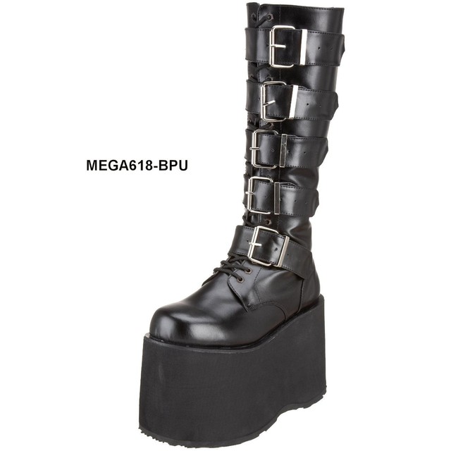 Demonia Men's/Unisex Halloween Boots RIPSAW-520 MEGA-602 MEGA-618 | eBay